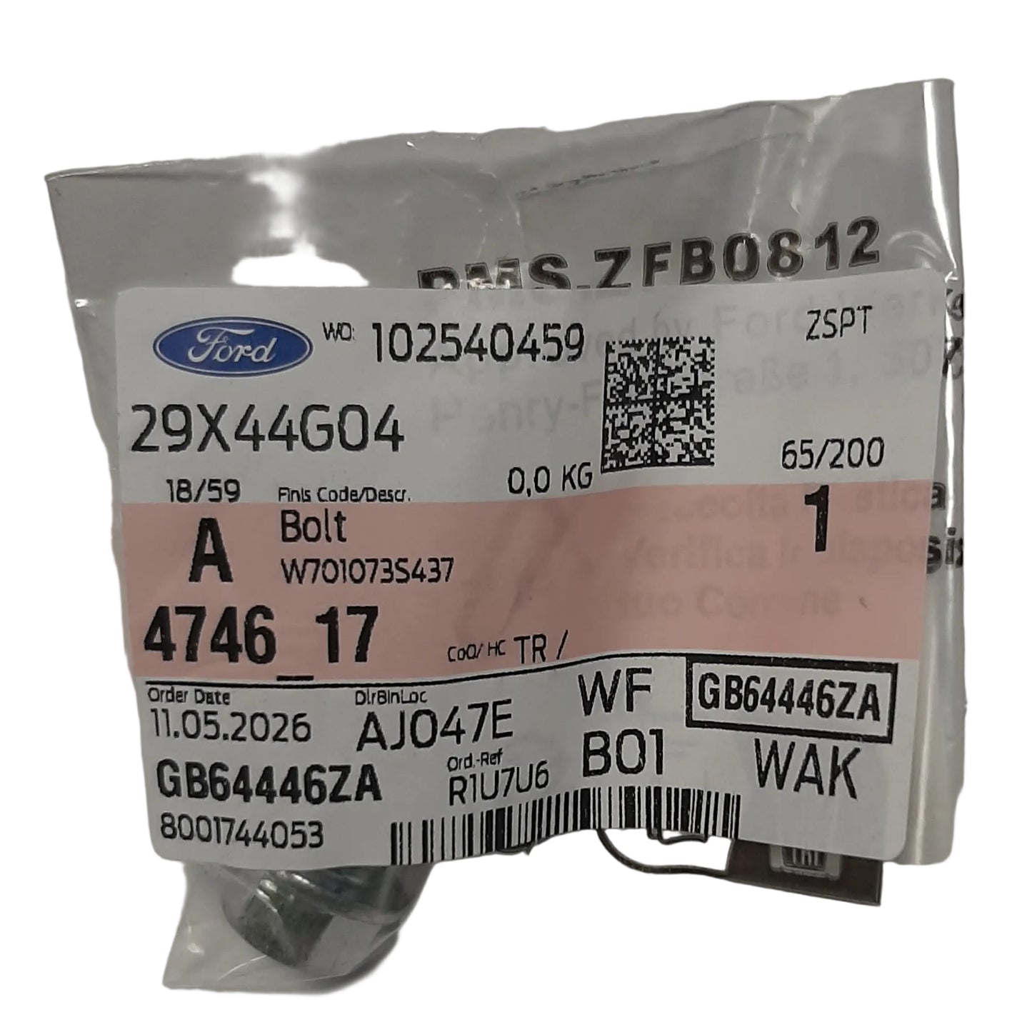 Genuine Ford Bolt | 4746317