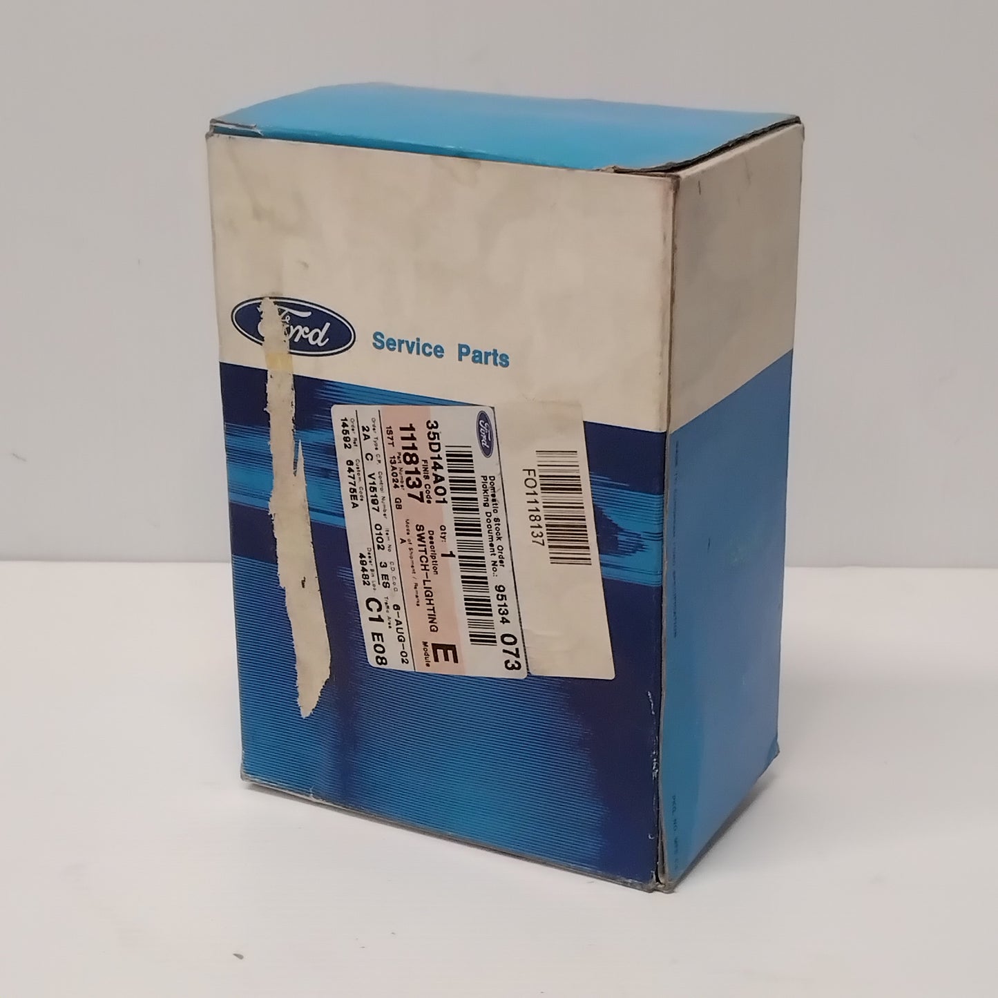 Genuine Console Headlamp Switch - Ford Mondeo 2000-2003 RHD | 1118137