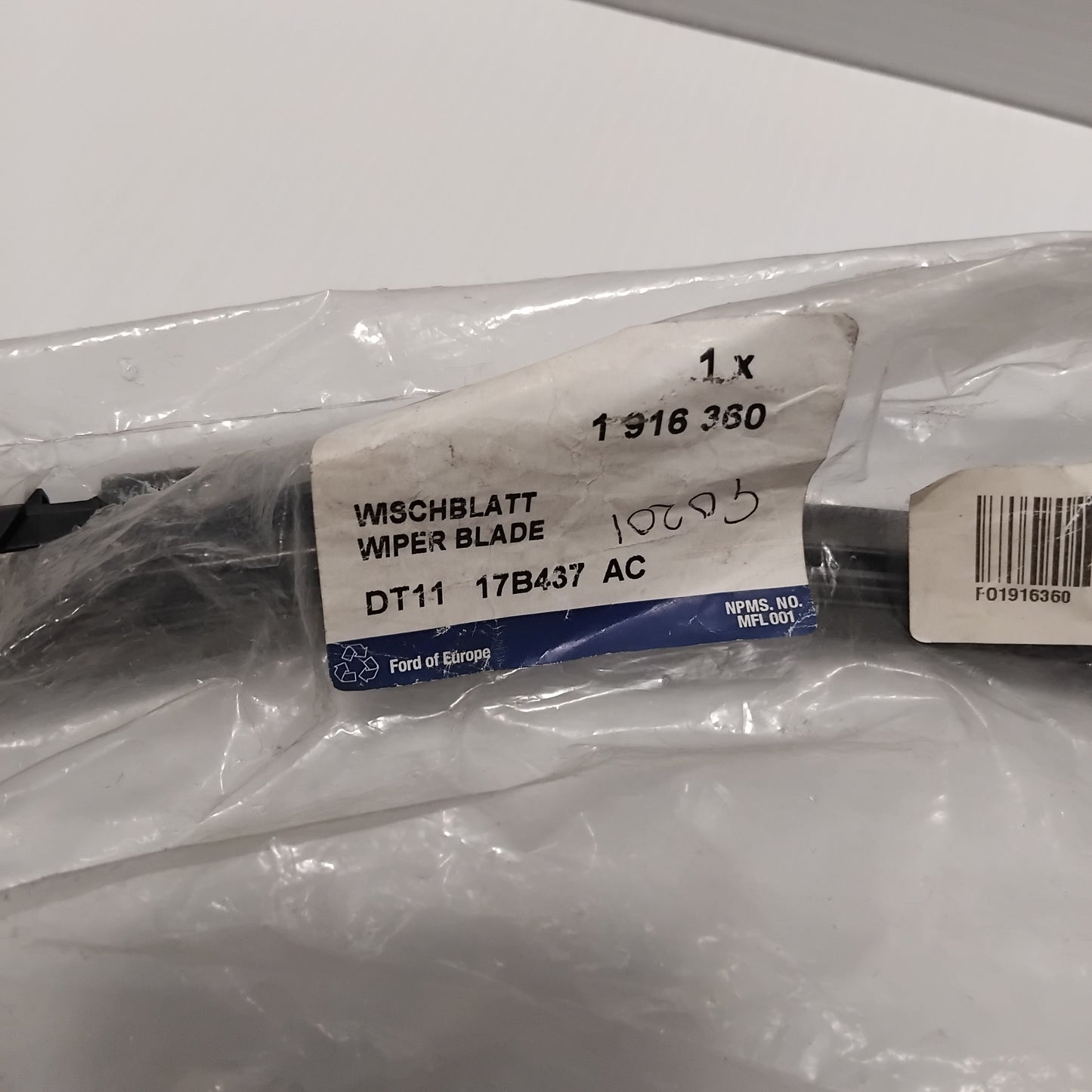 1x Genuine Passenger Wiper Blade - Ford Connect 2013-2024| 1916360
