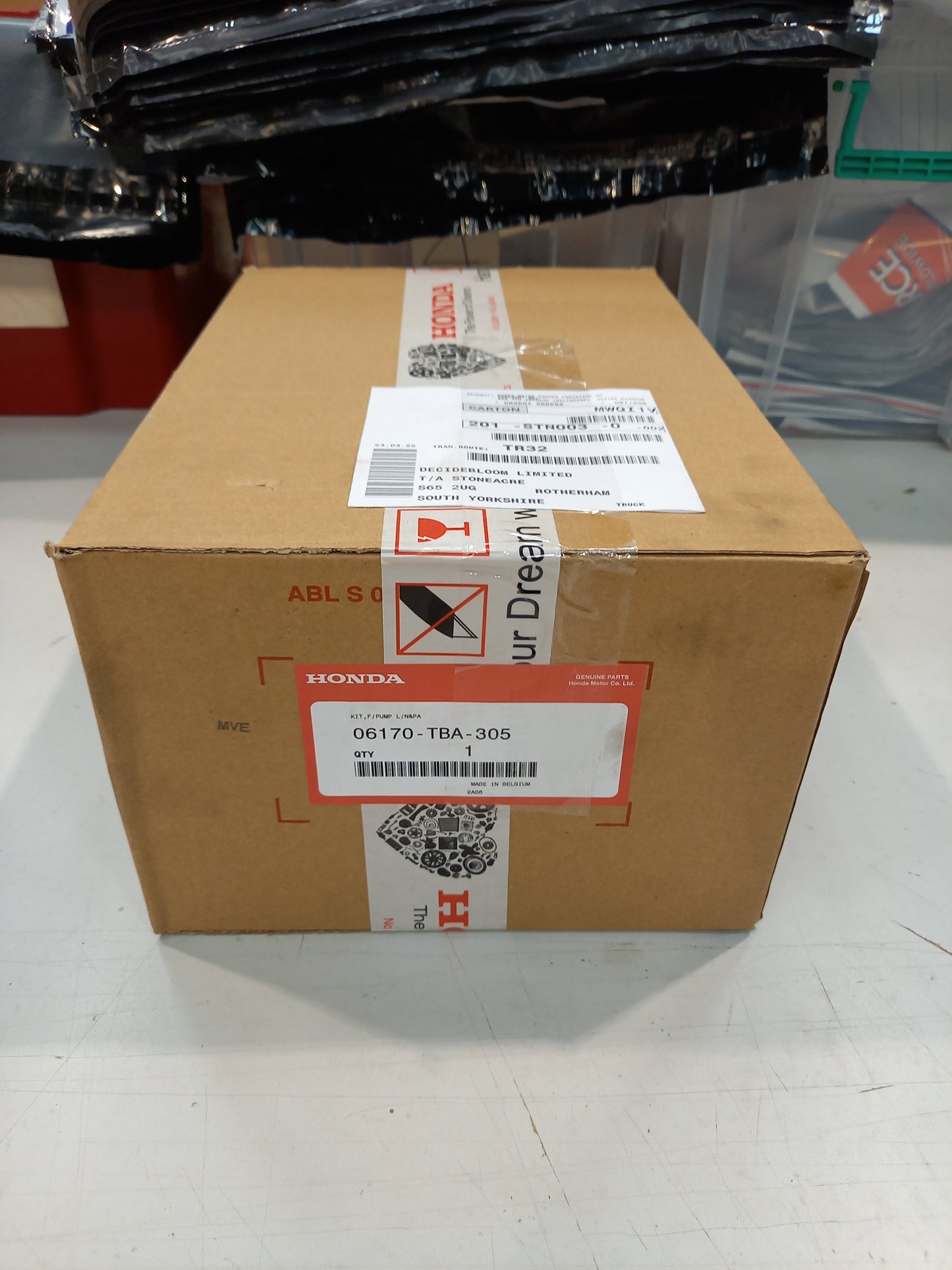 Genuine Honda Kit,F/Pump L/N&Pa | 06170TBA305