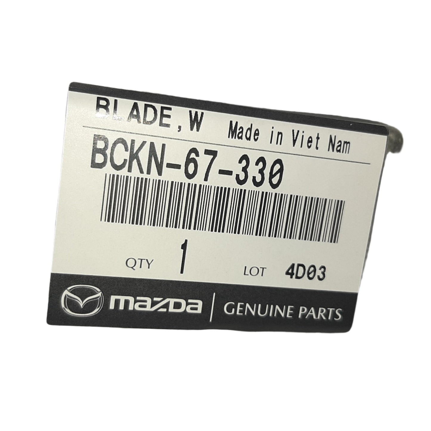 Genuine Mazda Blade Wiper-Front | BCKN67330