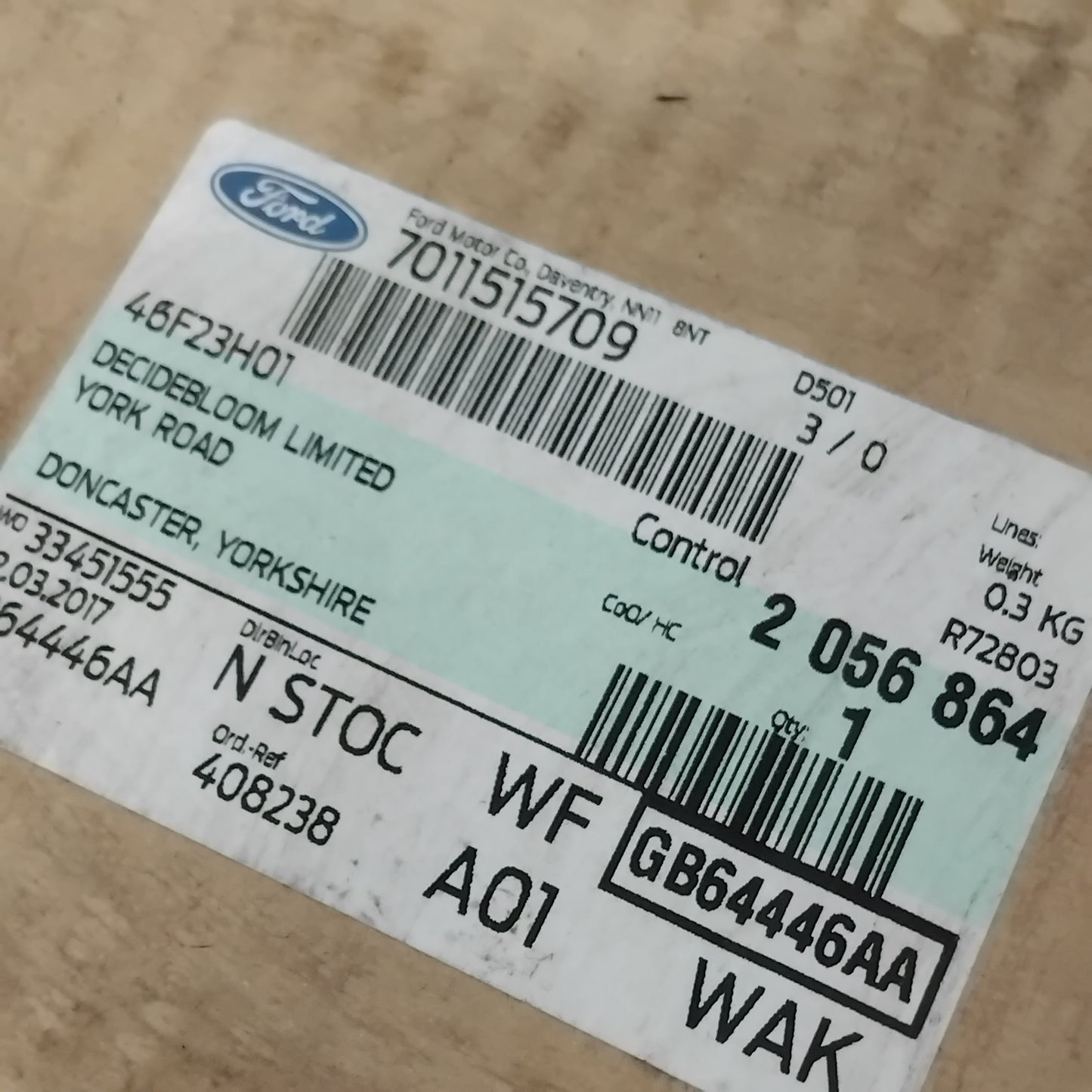 Genuine Dashboard Climate Control - Ford Kuga 2012-2016 | 2056864