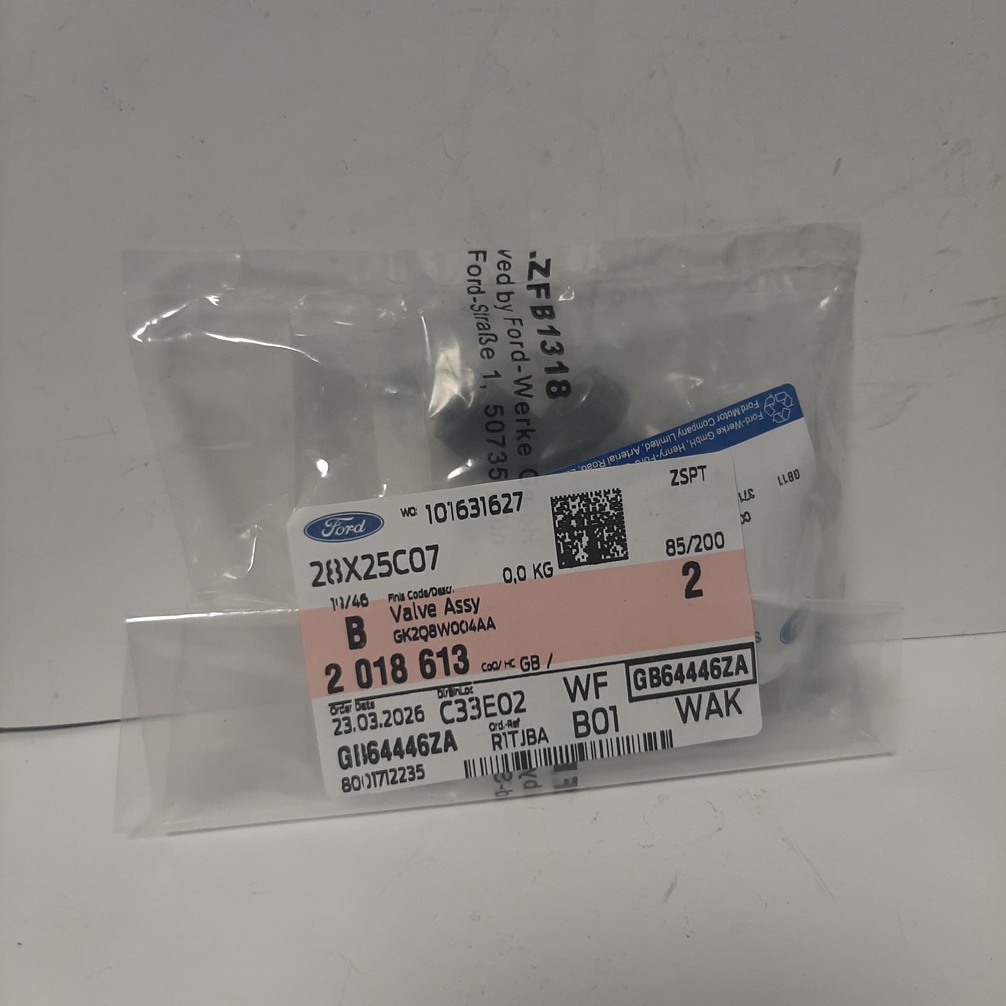 Genuine Ford Valve Assy | 2018613