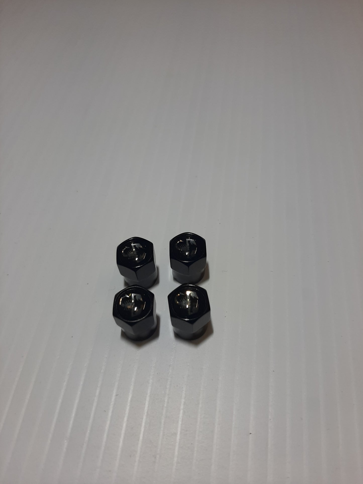 Abarth Black Valve Caps | TMC166