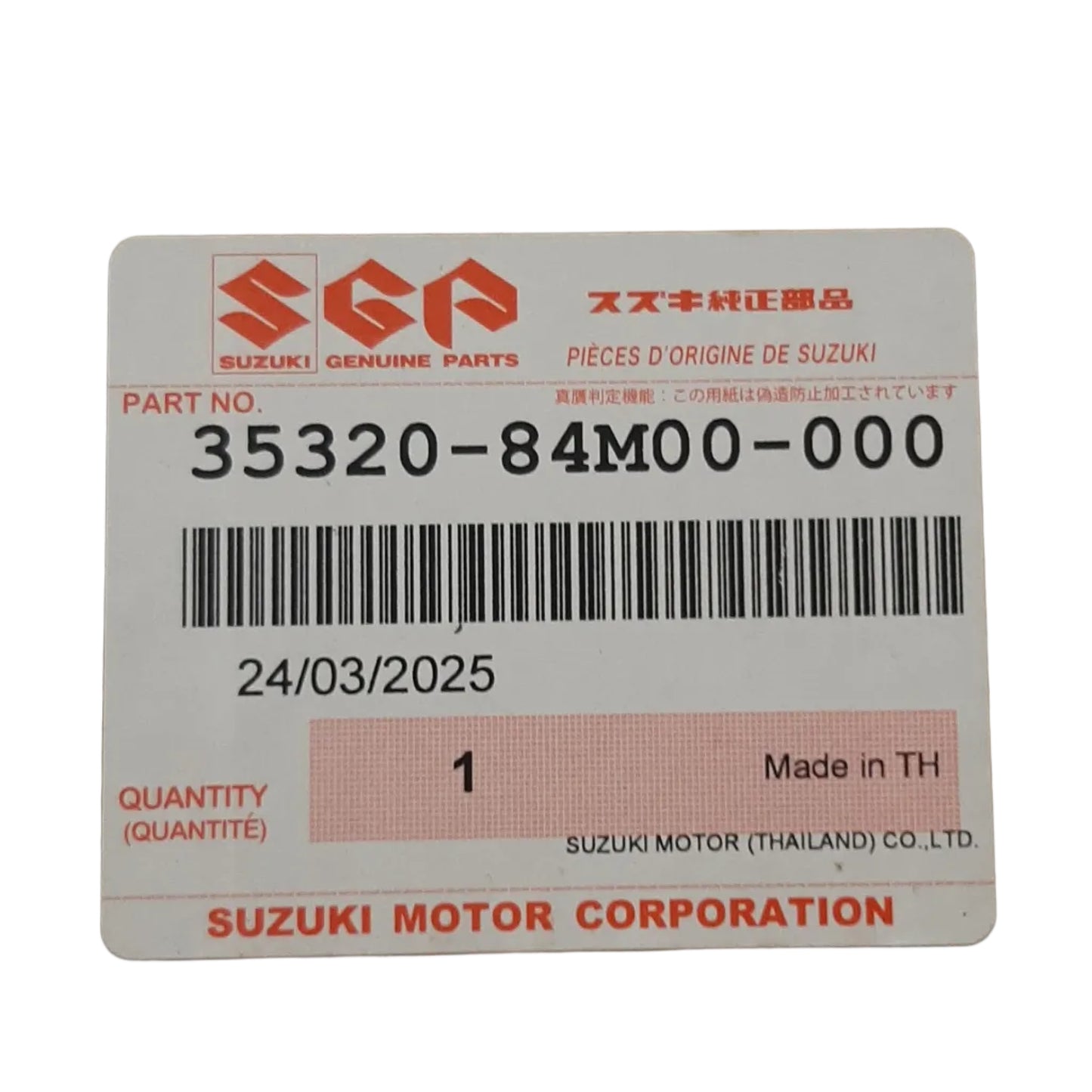 Genuine Suzuki Headlamp Left Hand Avk310 (W/ | 35320-84MA0-000
