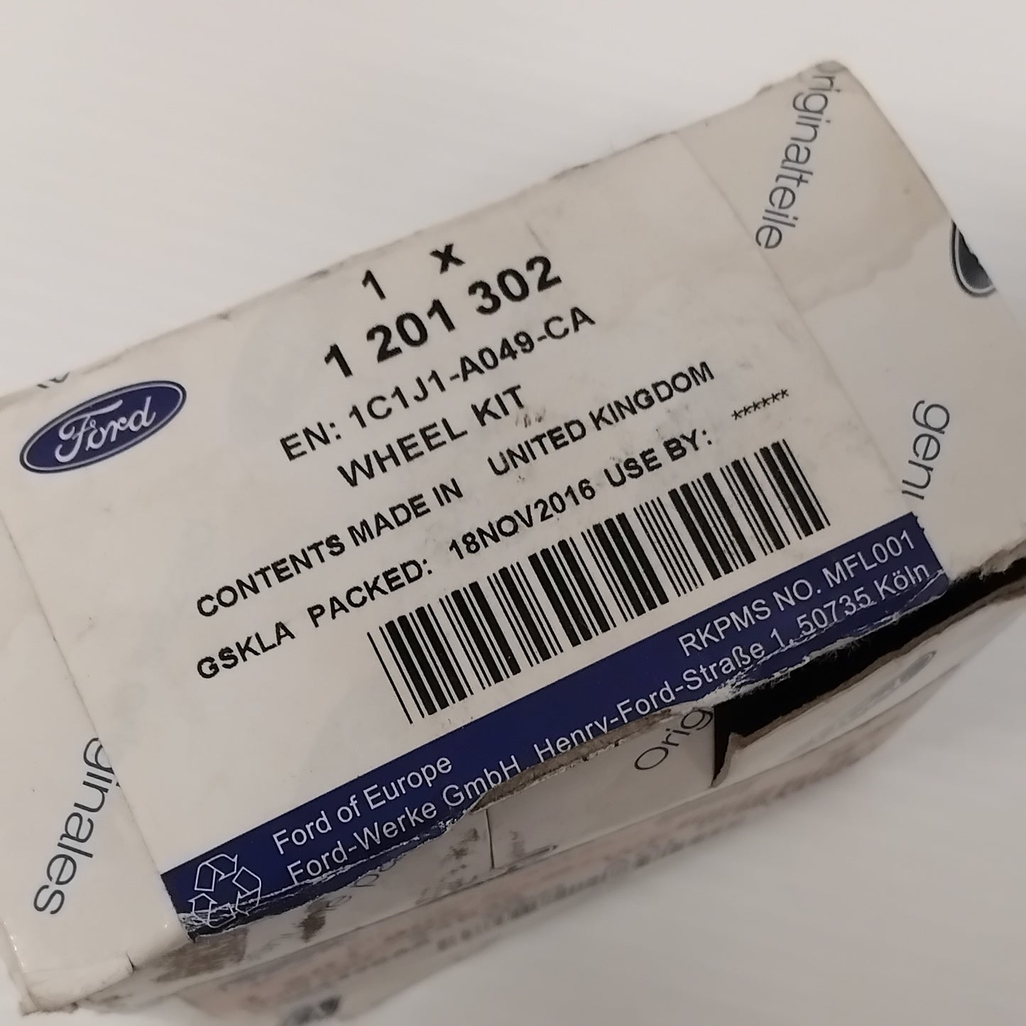 Genuine Ford Kit - Wheel Bearing Repair | 1201302