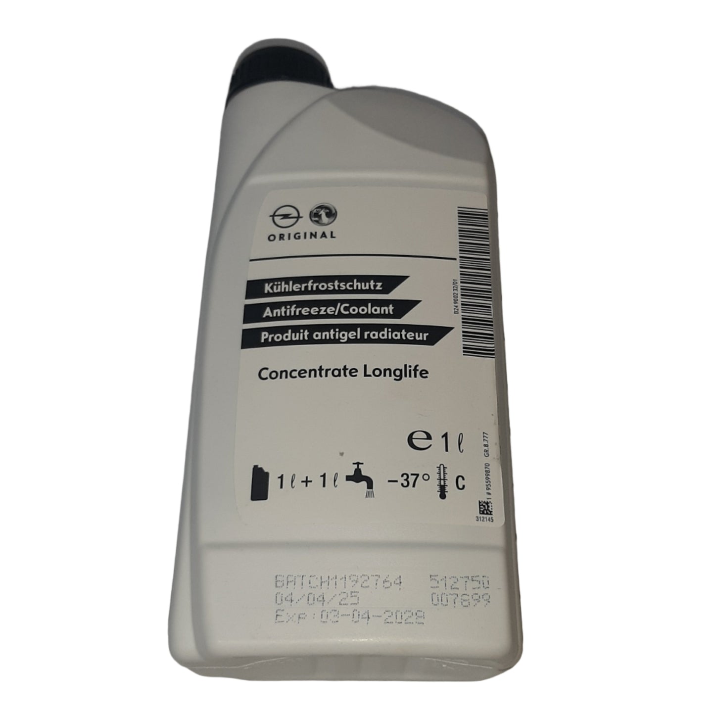 Genuine Vauxhall Cooling Liquid | 95599870