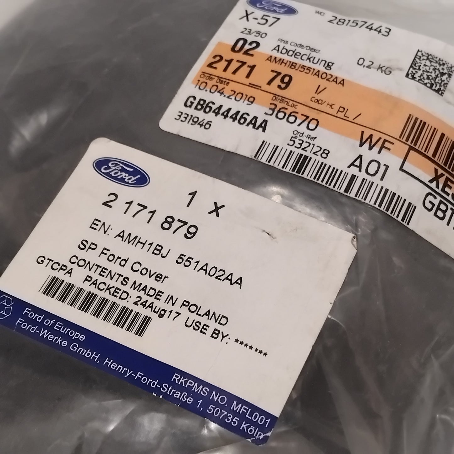 Genuine Ford Cover | 2171879