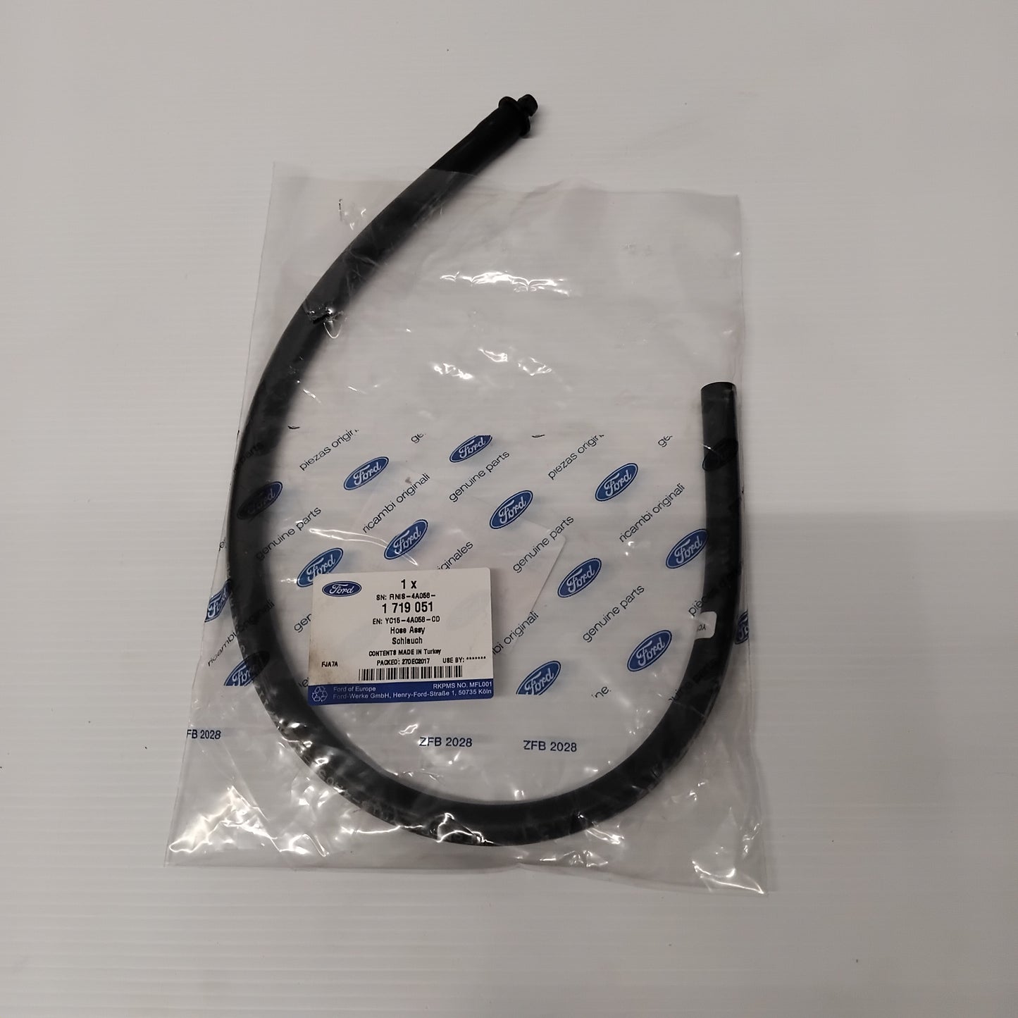 Genuine Rear Axle Vent Hose - Ford Transit 2011-2014 | 1719051