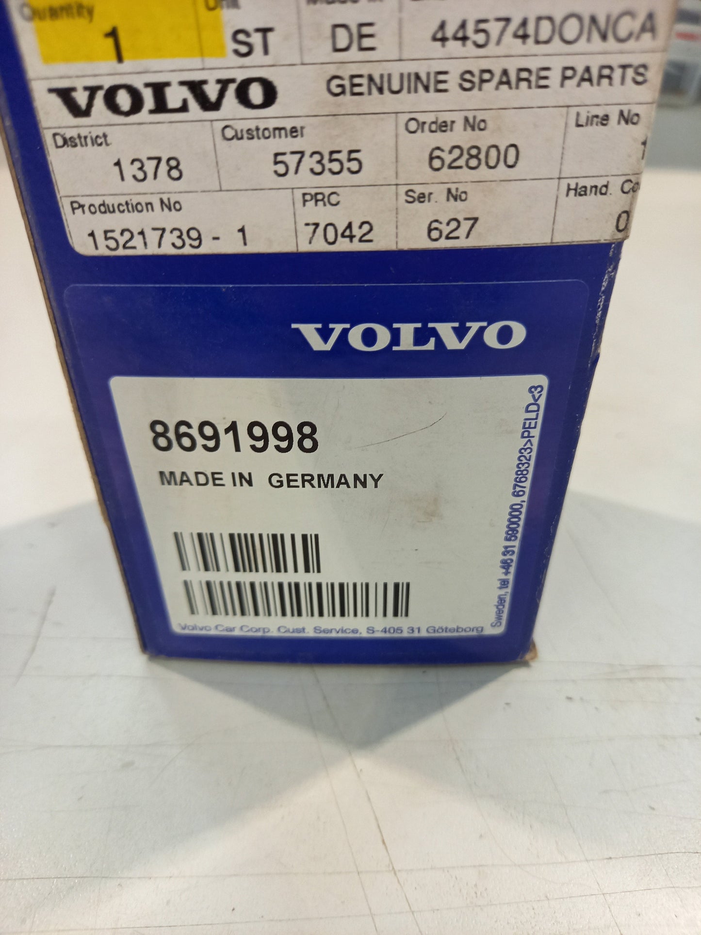 Genuine Volvo Gcp Control Unit | 08691998