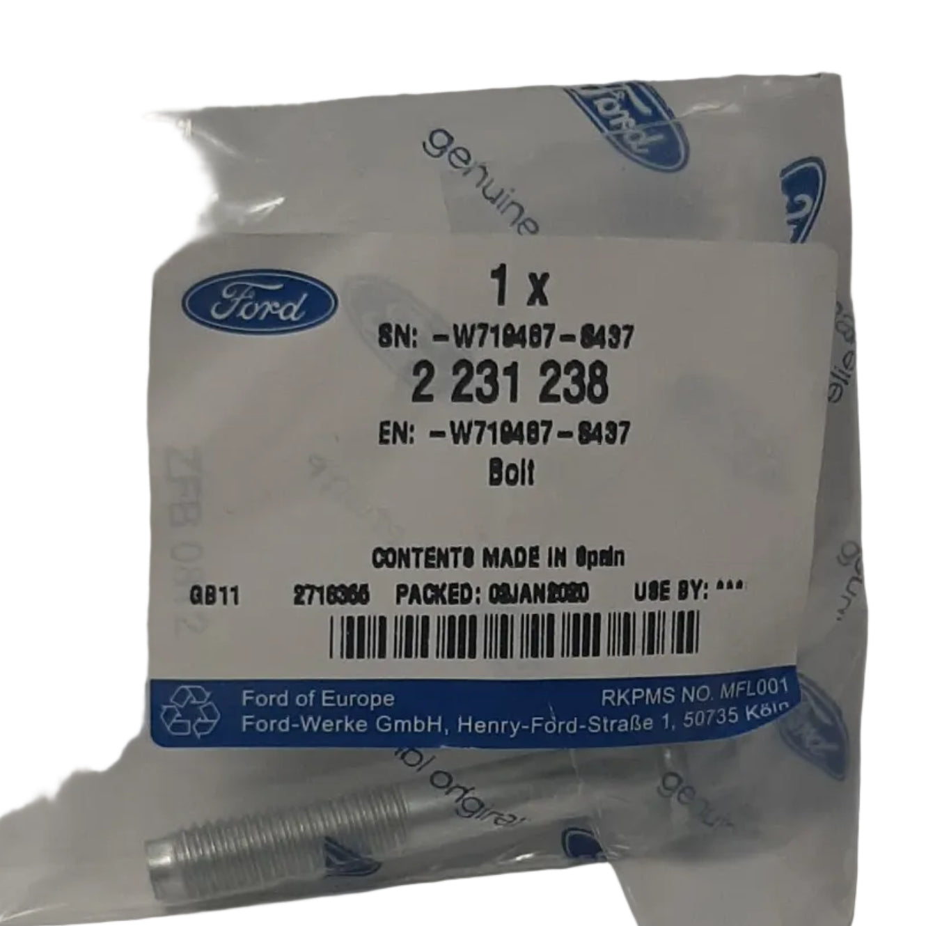 Genuine Ford Bolt | 2231238