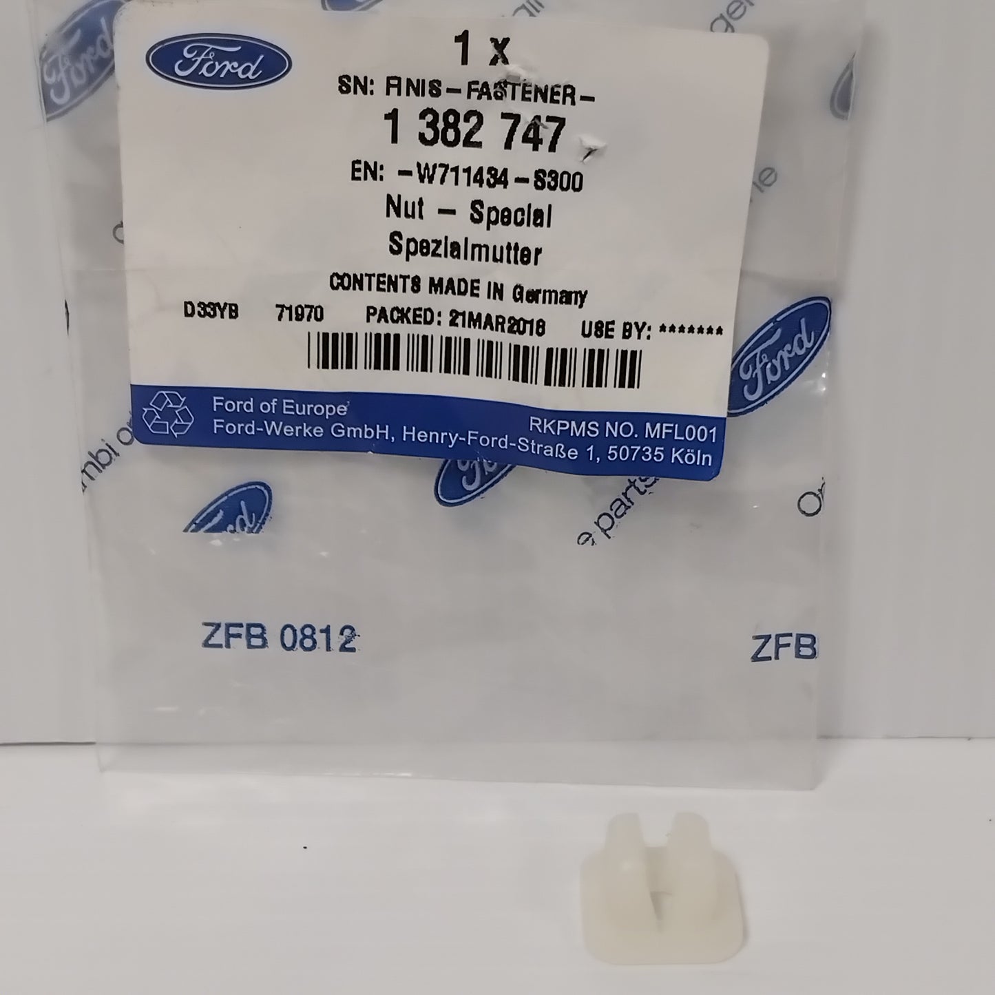 Genuine Ford Nut - Special | 1382747