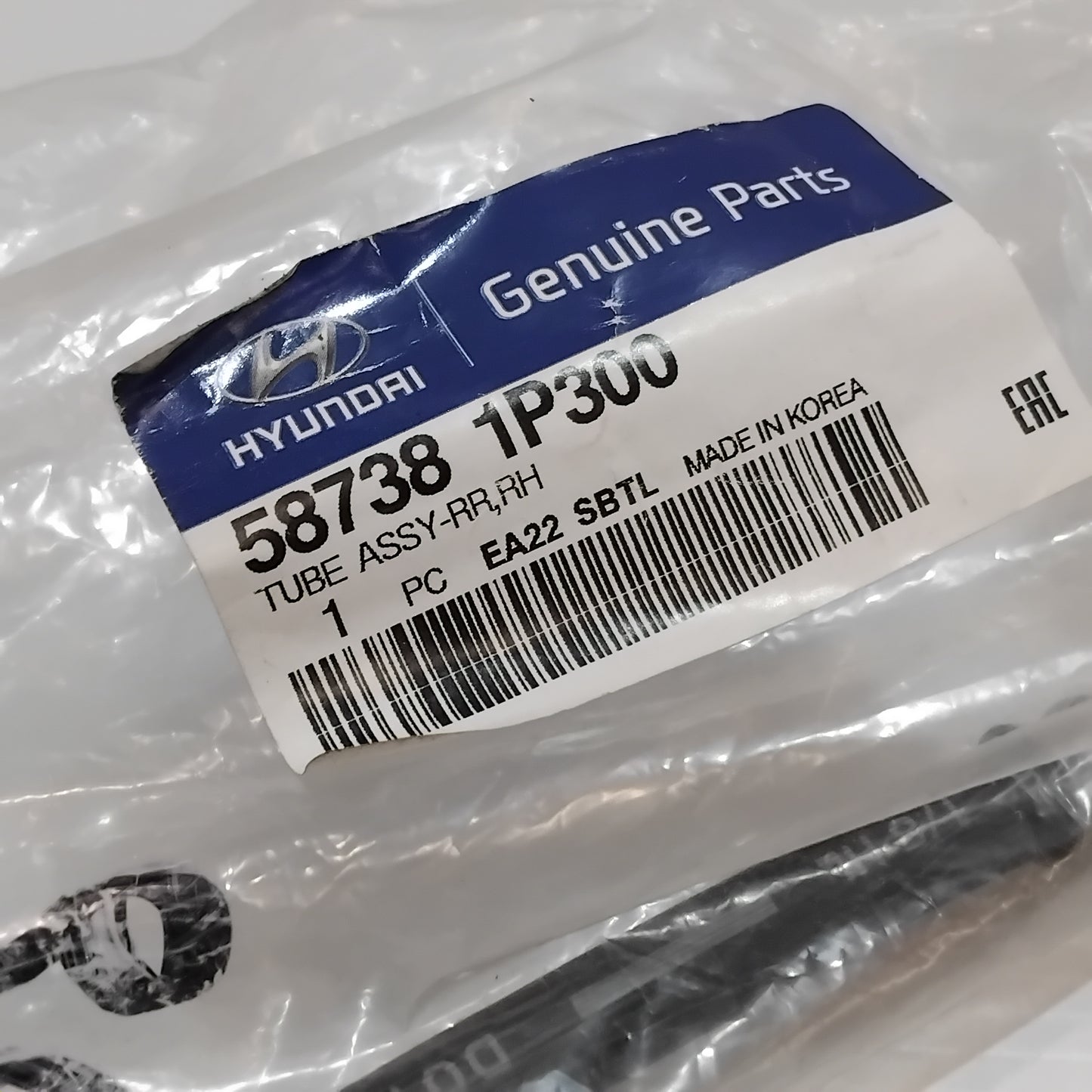 Genuine Hyundai Tube Assy-Rr Rh | 587381P300