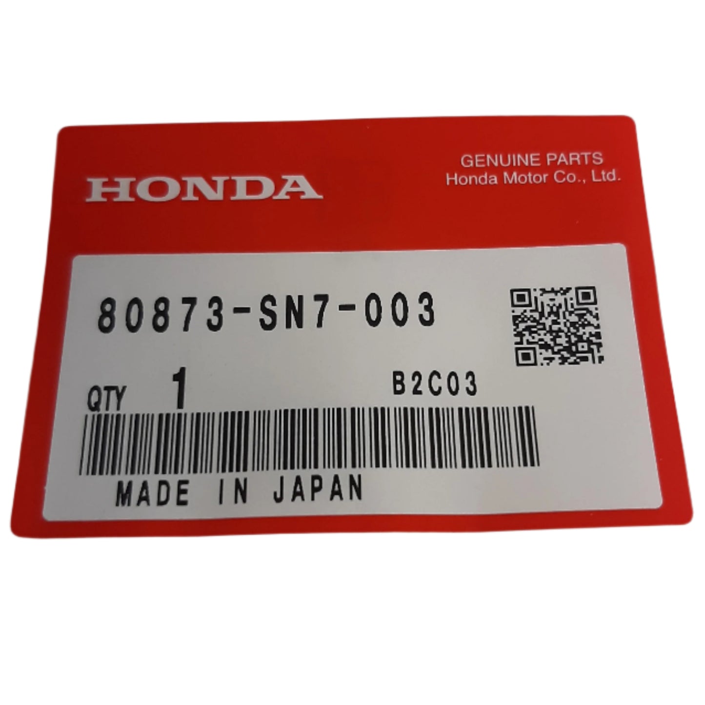 Genuine Honda O-Ring, 8Mm | 80873SN7003