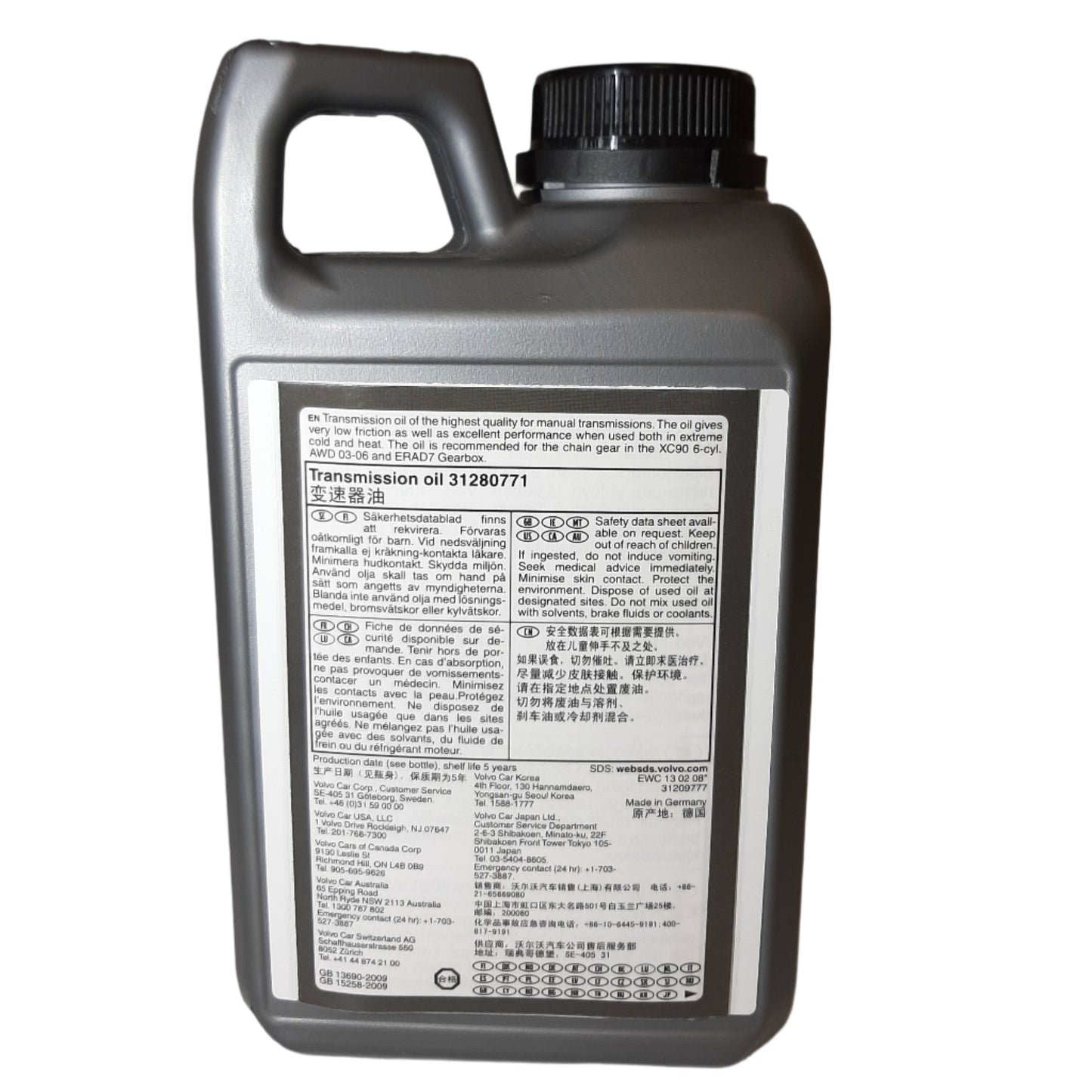 Genuine Volvo Transmission Oil | 31280771