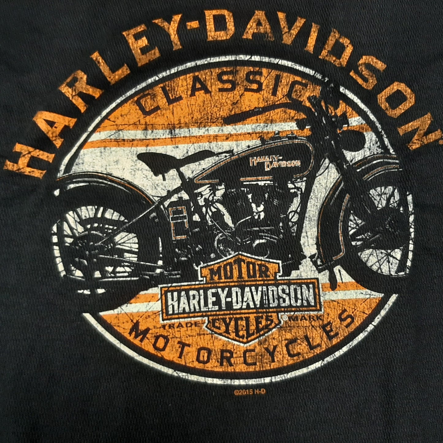 Genuine Harley Davidson Reversed Out Harley World Men's T-shirt XL | R0015516