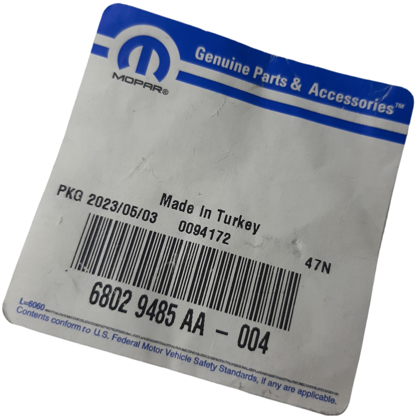 Genuine Jeep Screw | K68029485AA