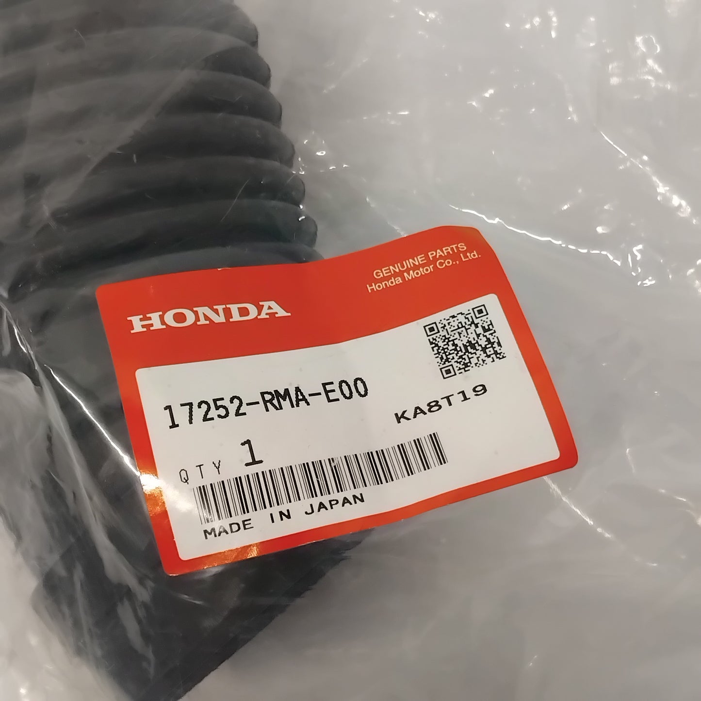 Genuine Honda Tube B, Air Intake | 17252RMAE00
