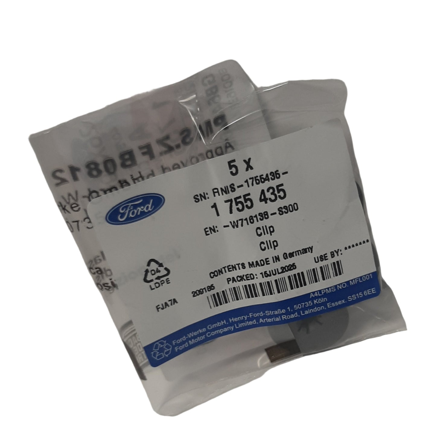 Genuine Ford Clip | 1755435