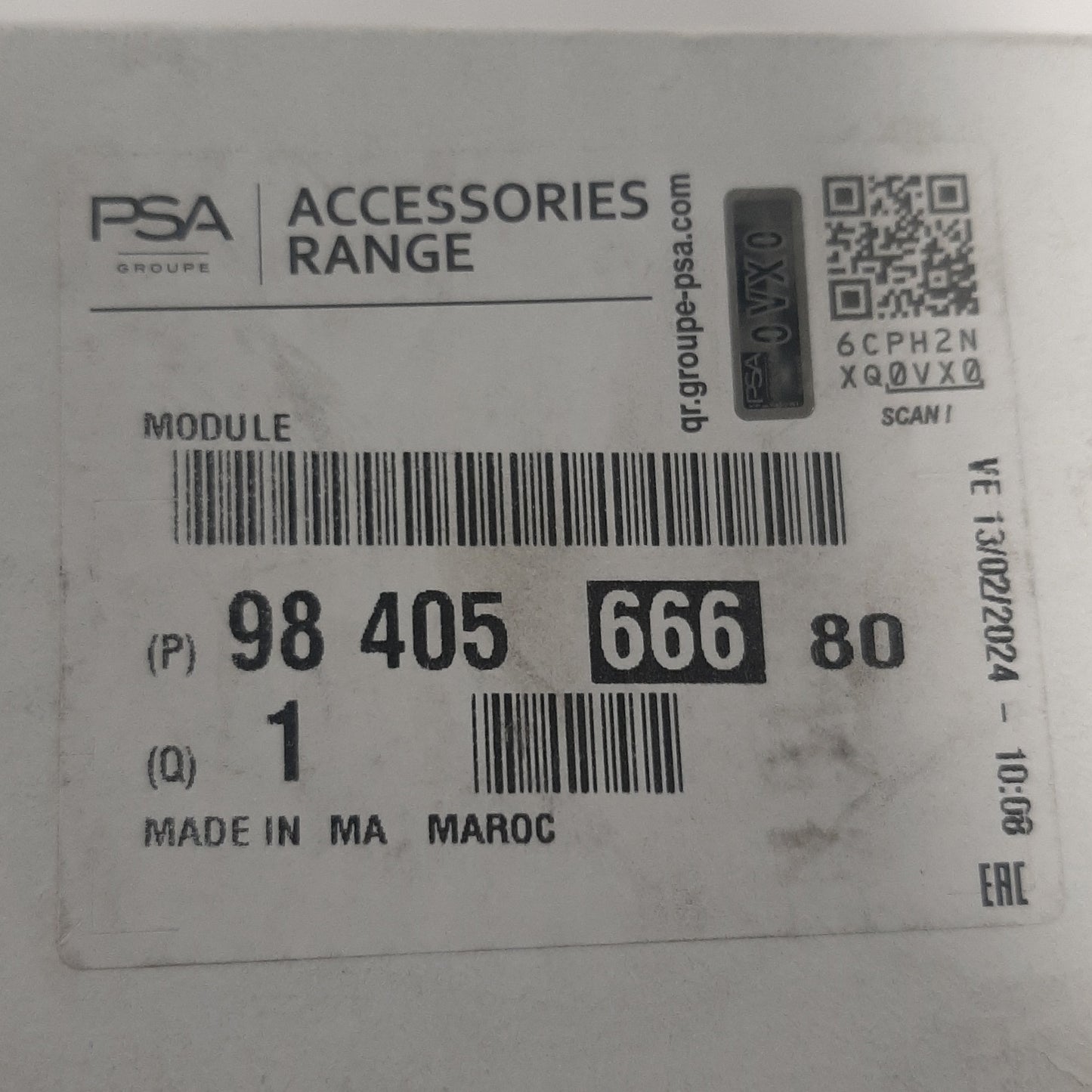 Genuine Peugeot Control Module | 9840566680