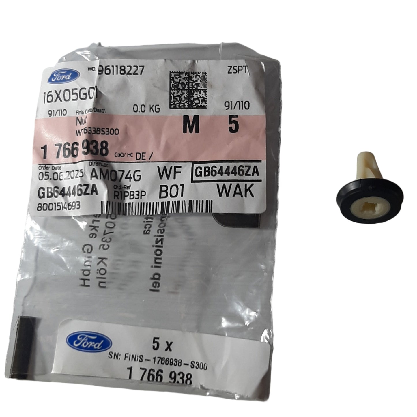 Genuine Ford Nut | 1766938