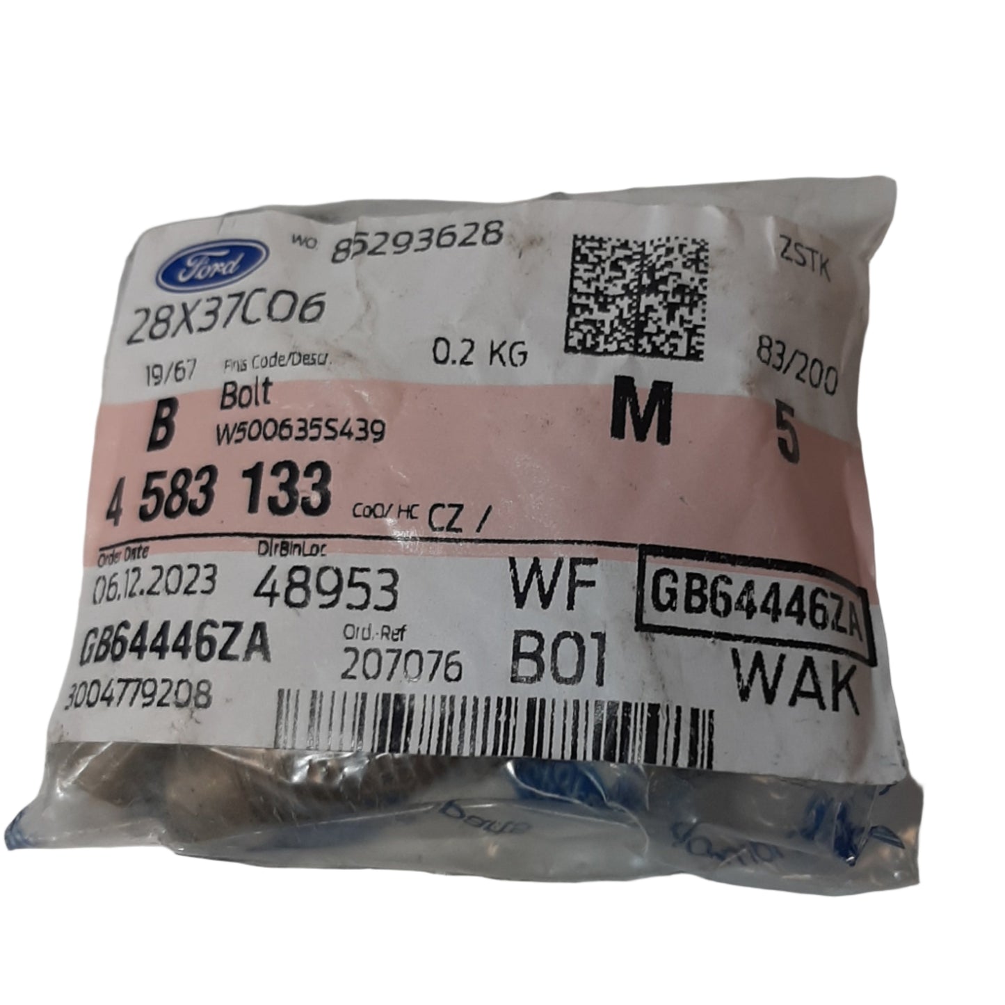 Genuine Ford Bolt (Kuga) | 4583133