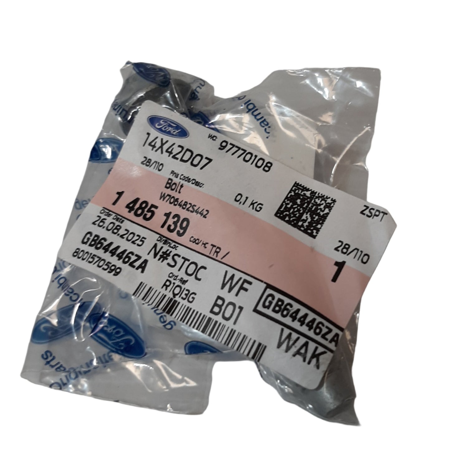 Genuine Ford Bolt | 1485139