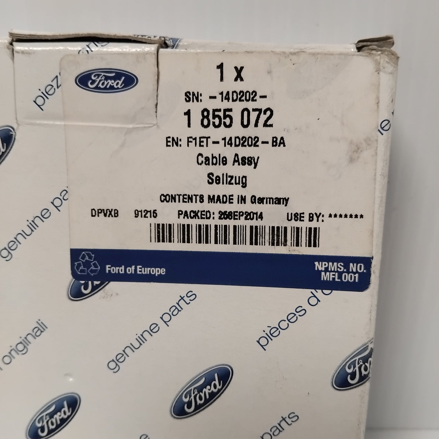 Genuine Dash and Floor Console Cable - Ford Focus 2014-2020 | 1855072