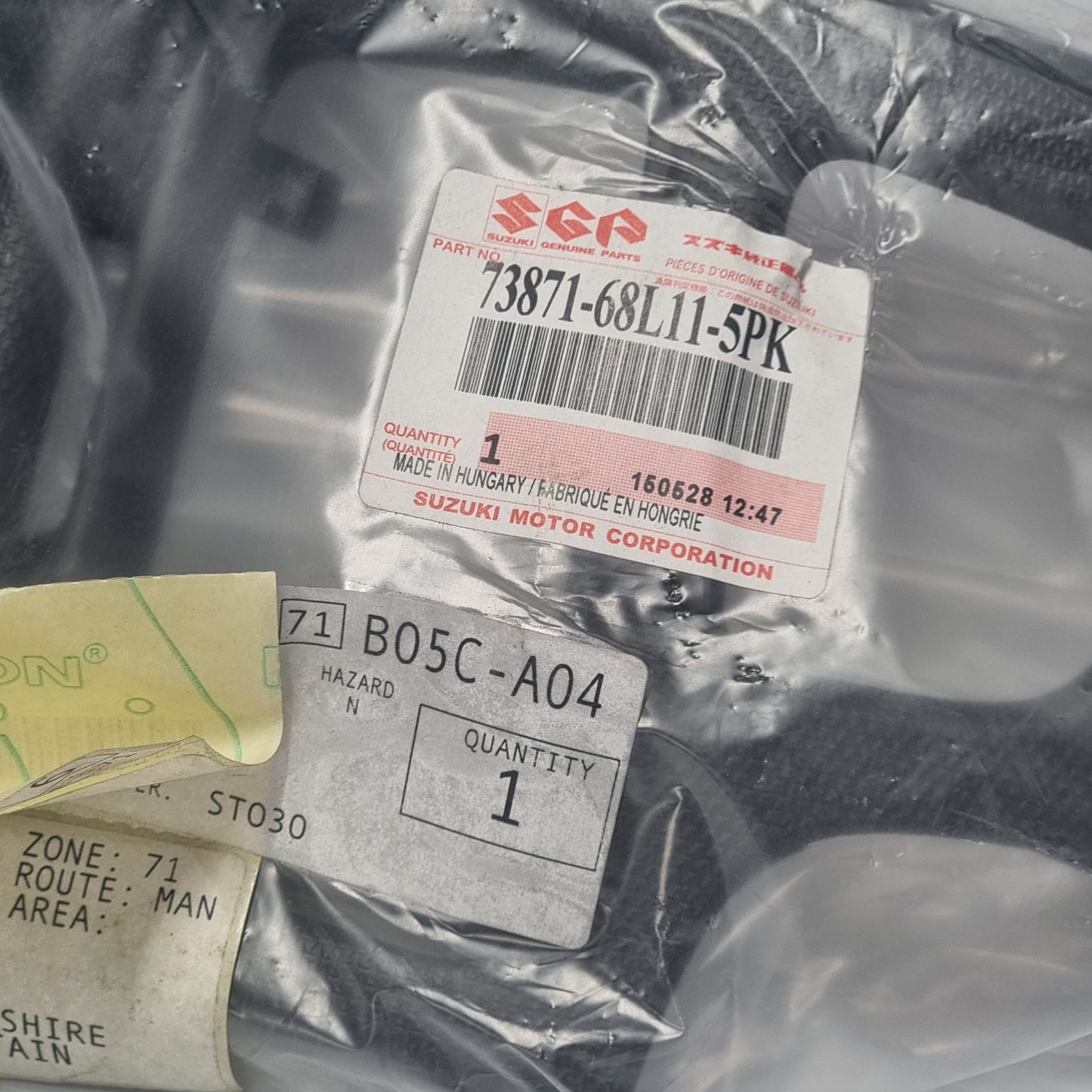 Genuine Suzuki Garnish,I/P Side,R Azg | 73871-68L11-5PK