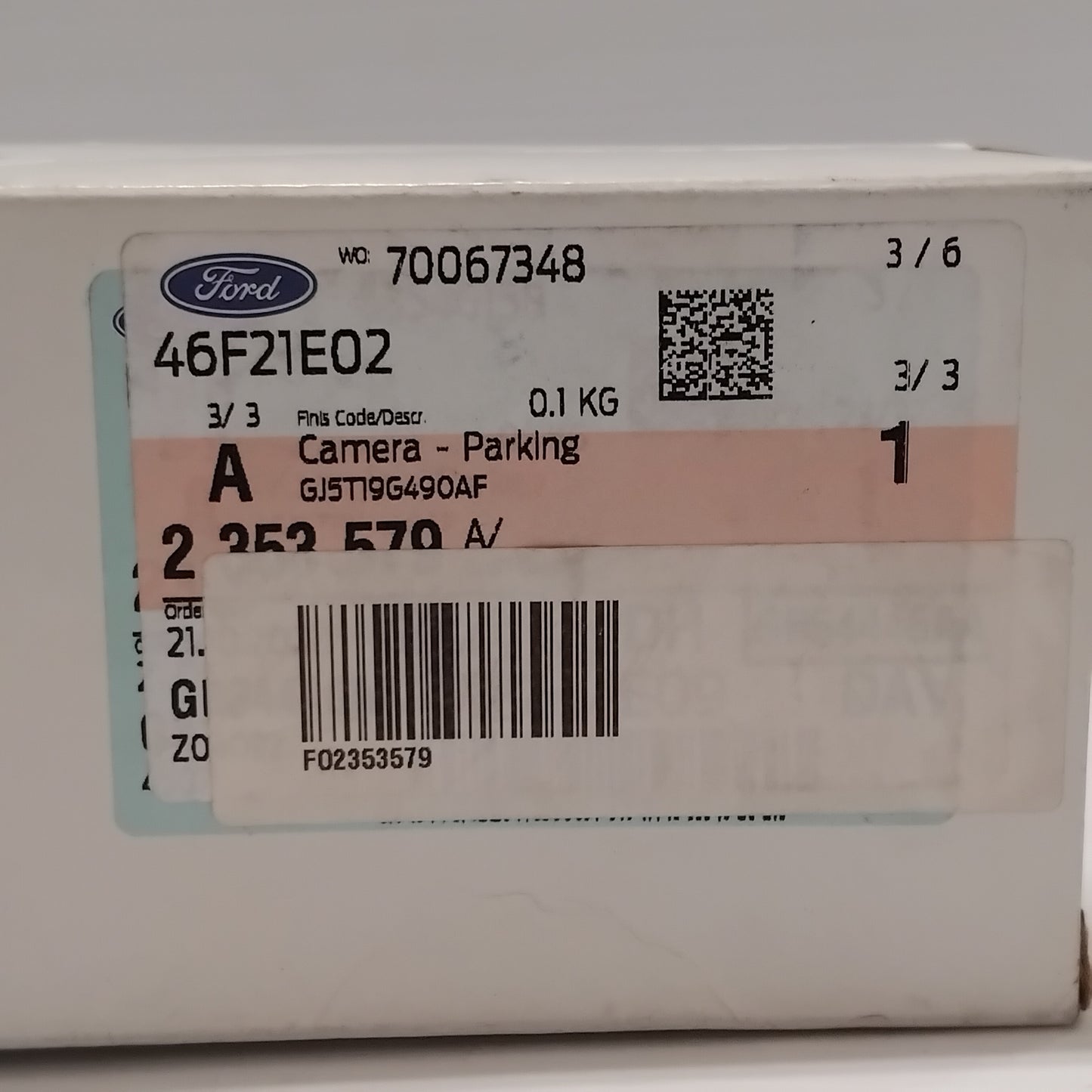 Genuine Ford Camera - Parking | 2353579