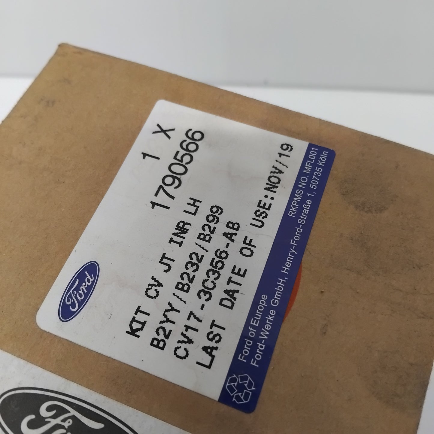 Genuine Ford Kit - Cv Joint Repair | 1790566