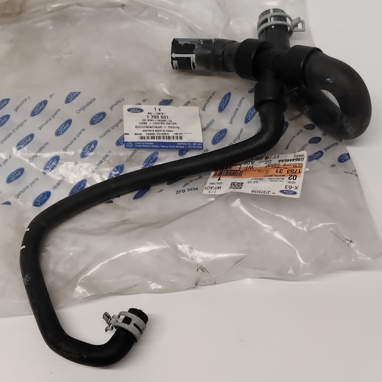 Genuine Ford Hose - Heater Water | 1753531