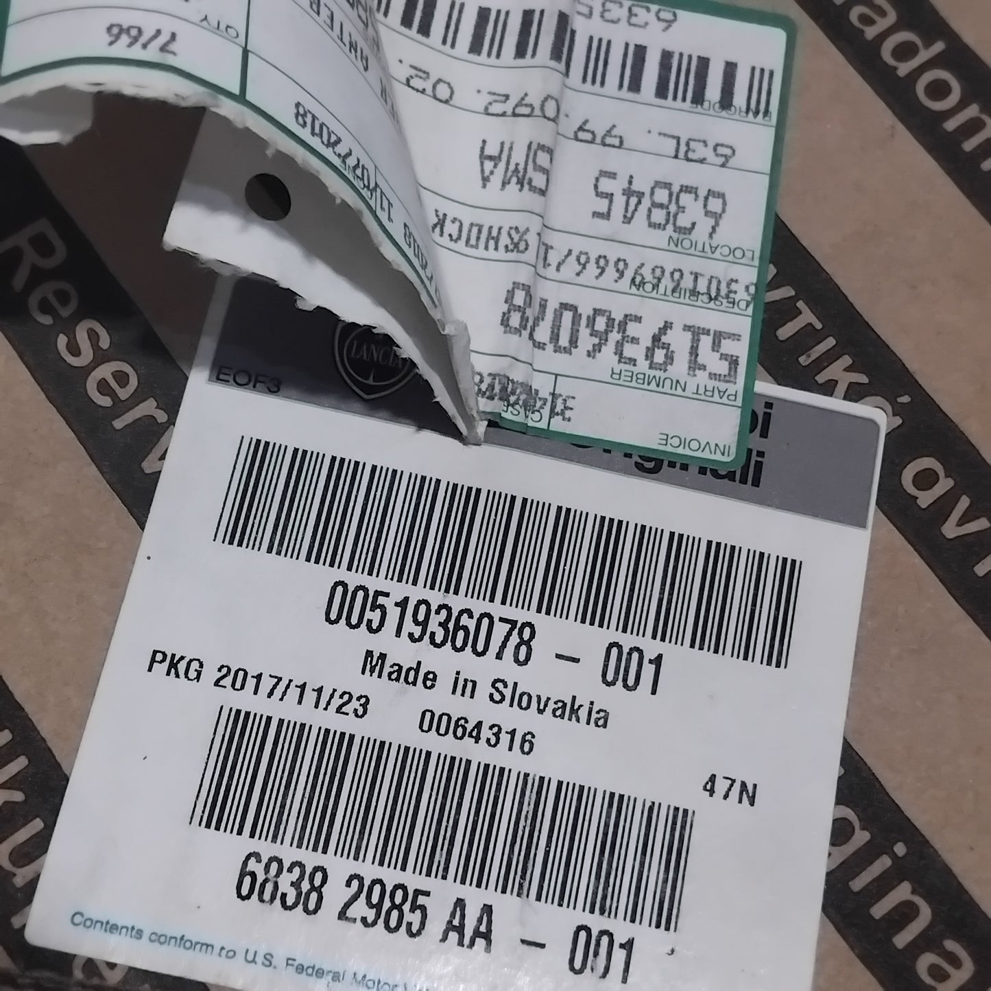 Genuine Fiat Shock Absorber | 51936078