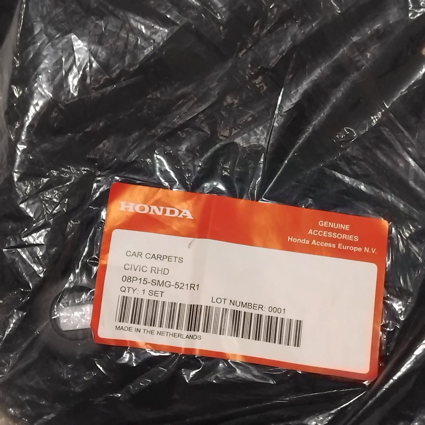 Genuine Honda Mat, R Fr Yr-327L | 08P15SMG521R1