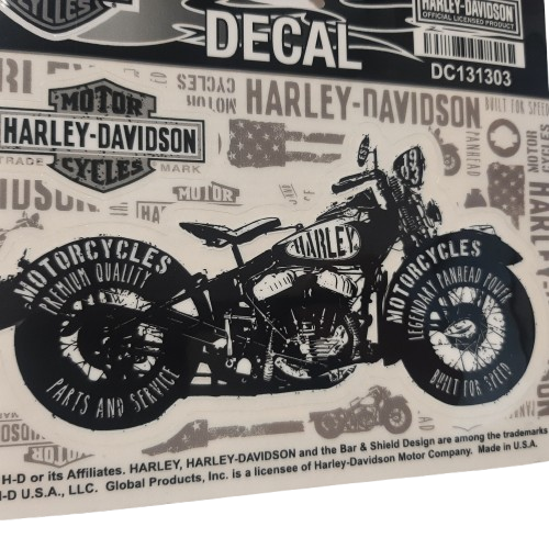 Genuine Harley Davidson Decal Panhead Power 2 Per Sheet | DC131303