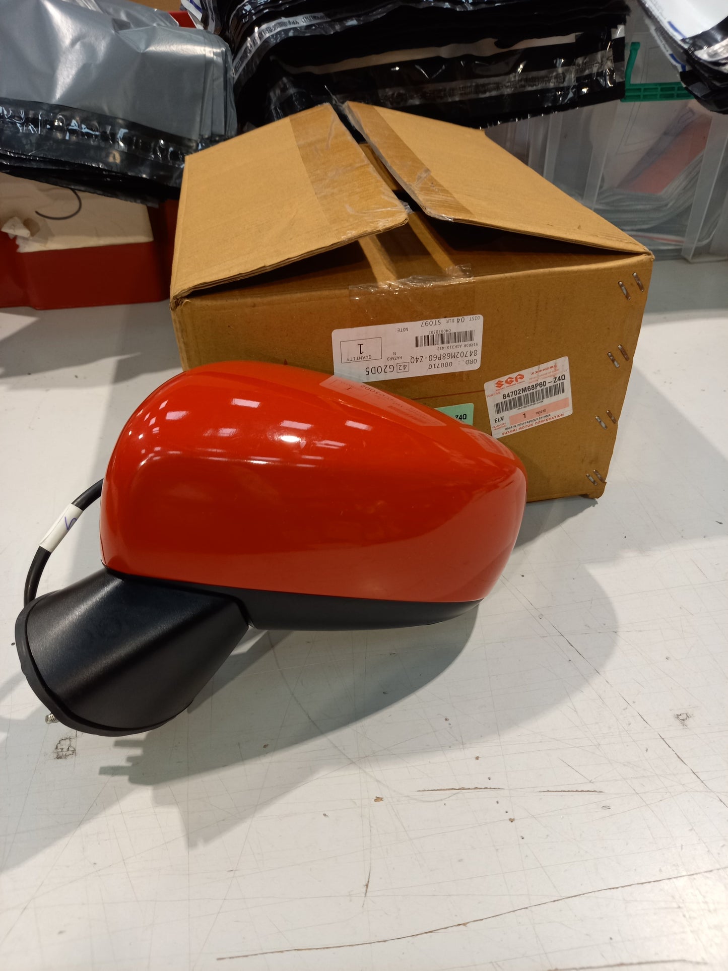 Genuine Suzuki Mirror Assy Out Rear | 84702M68P60-Z4Q