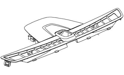 Genuine Dashboard Loudspeaker Grille - Vauxhall Insignia | 13486250