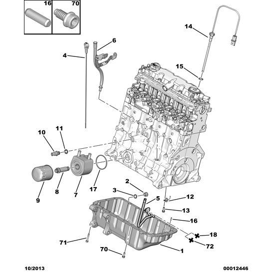 Thermal Switch Seal - Citroen C5 2001-2004 Diesel | 024301
