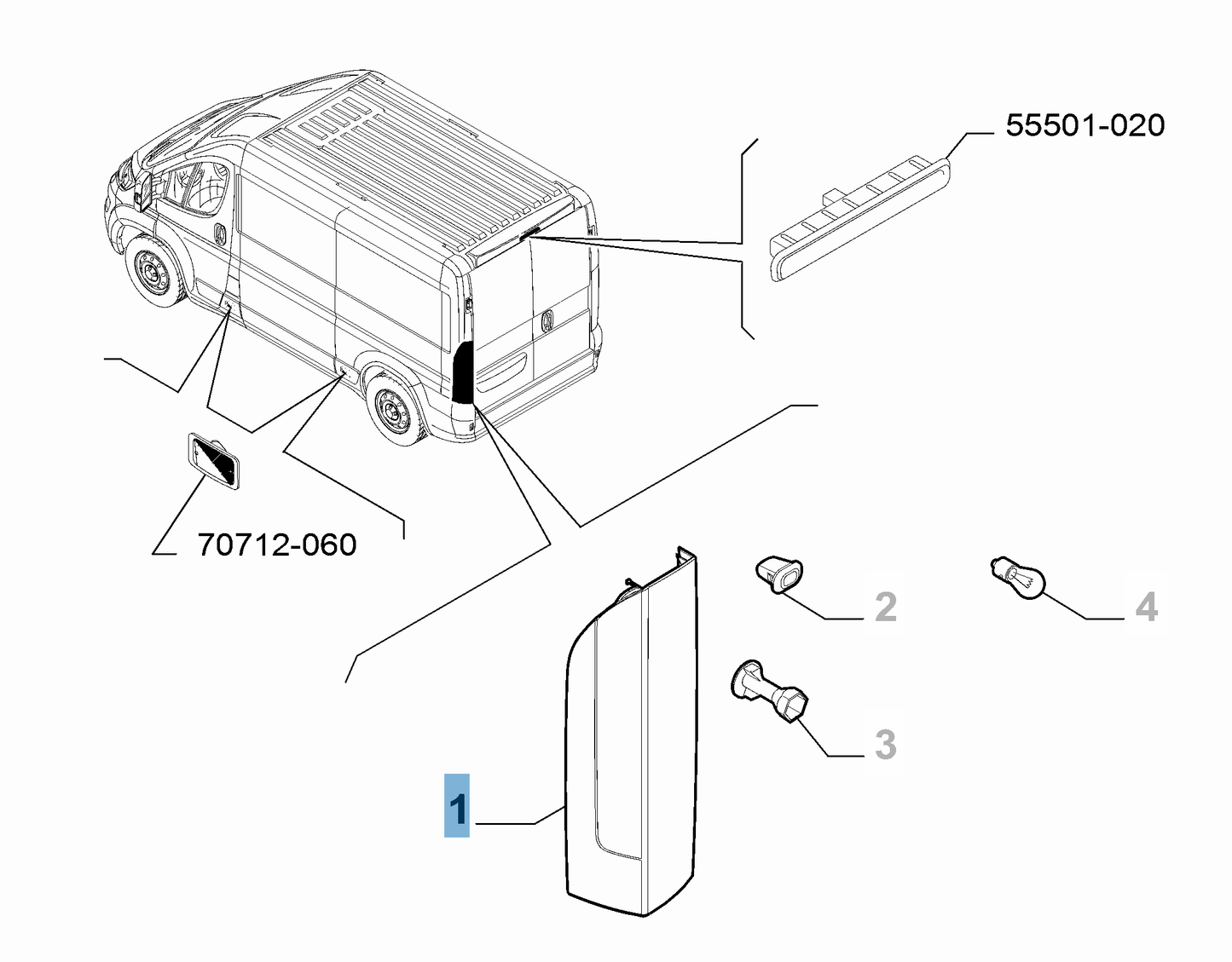 Genuine Fiat Tail Lamp | 1380673080