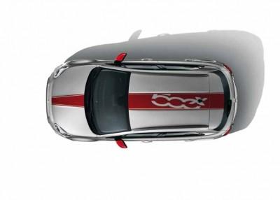 Genuine Bonnet and Roof Decal Kit - Red - Fiat 500X | 50927498