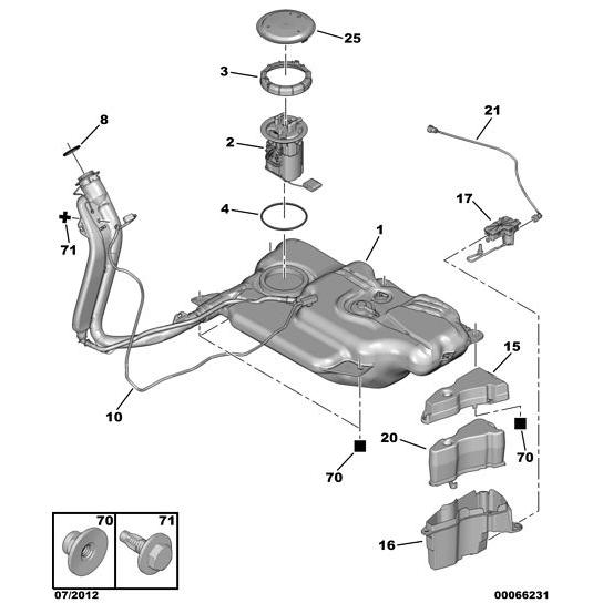 Diesel Fuel Additive Cover - Citroen DS3 2010-2022 | 1500EN