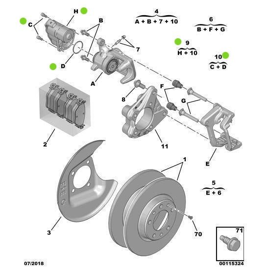 Genuine Emergency Caliper Motor - Citroen Berlingo 2018-2021 | 1617535580