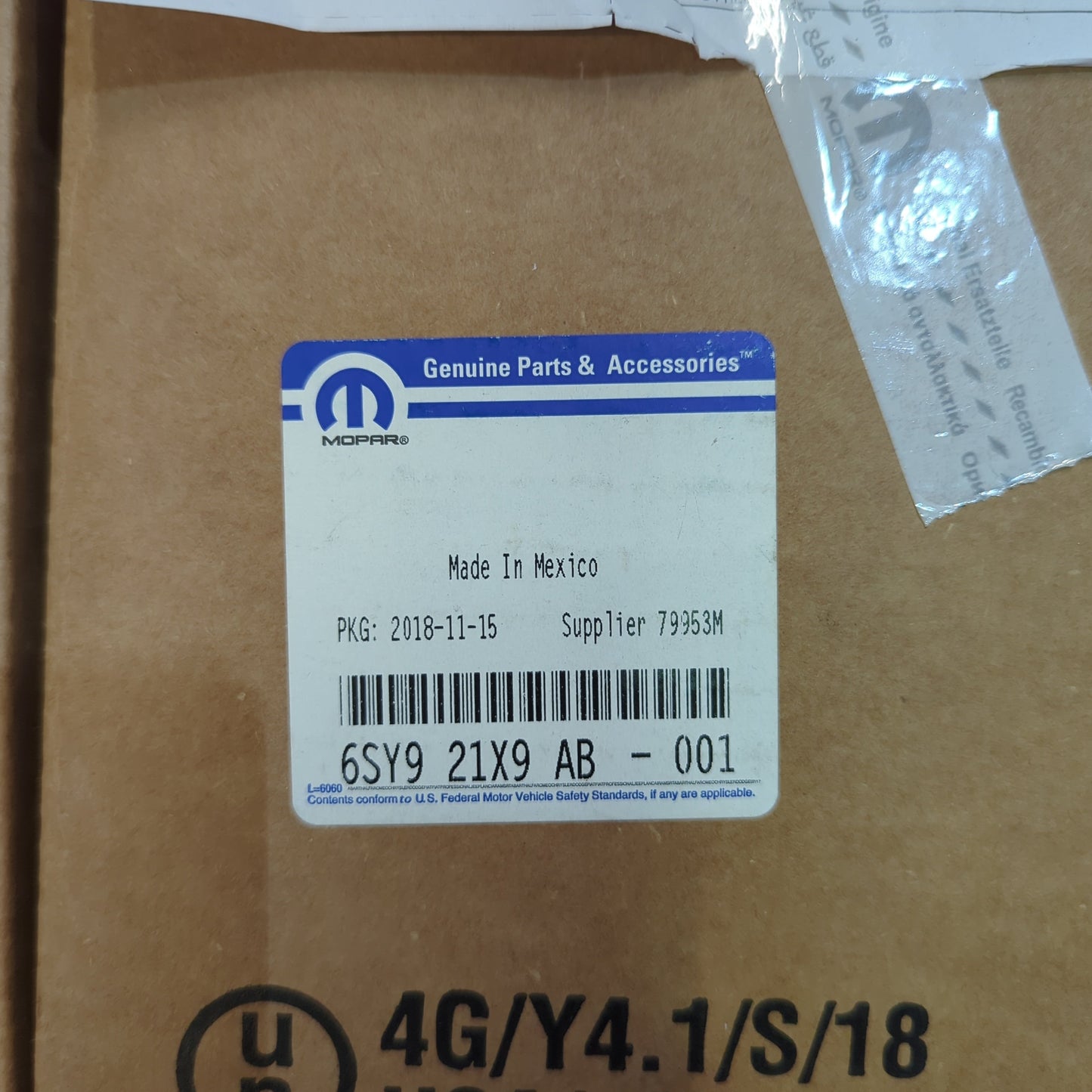 Genuine Air Bag Unit - Jeep Grand Cherokee SRT | K6SY921X9AB