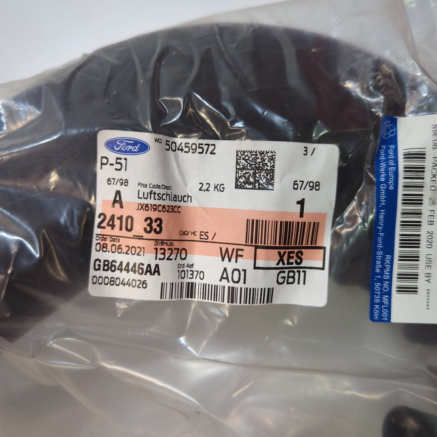 Genuine Ford Hose - Air | 2410433