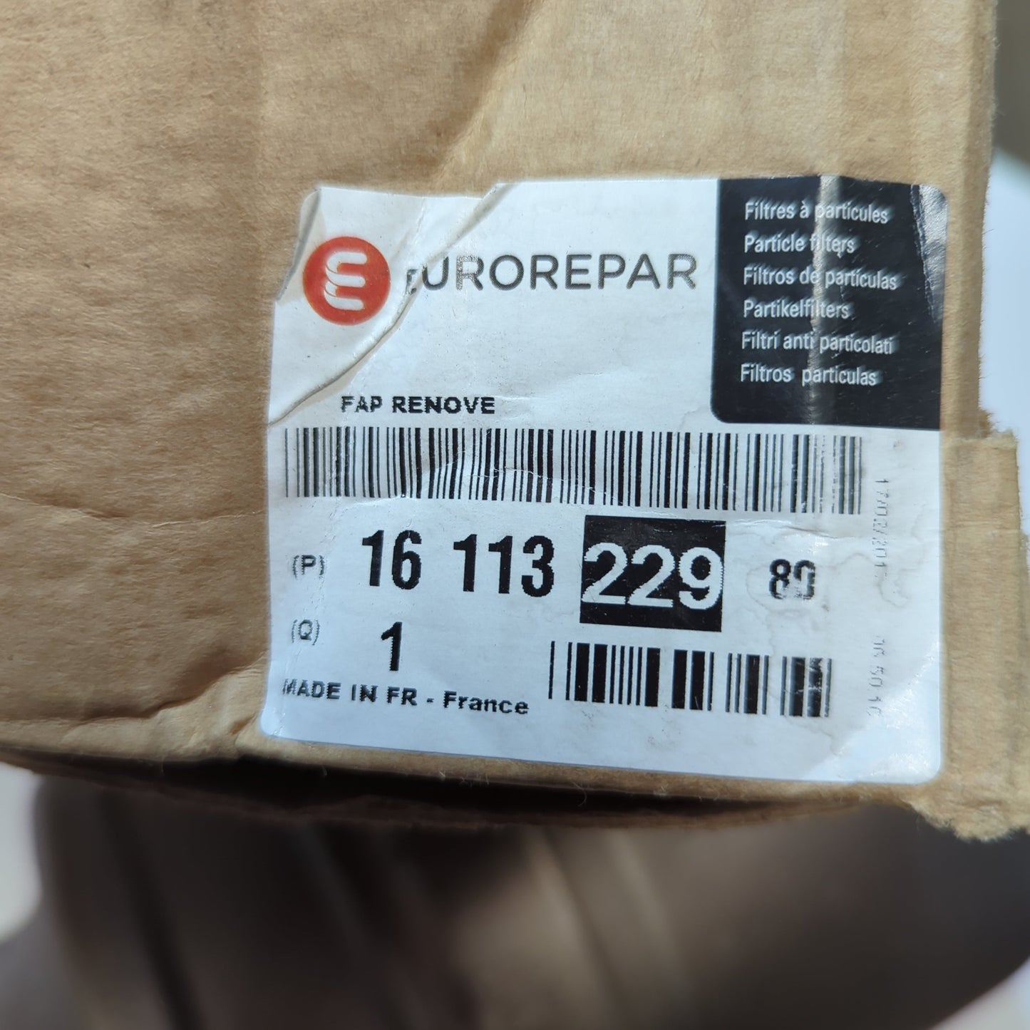 Eurorepar Particle Filter for Peugeot and Citroen | 1611322980