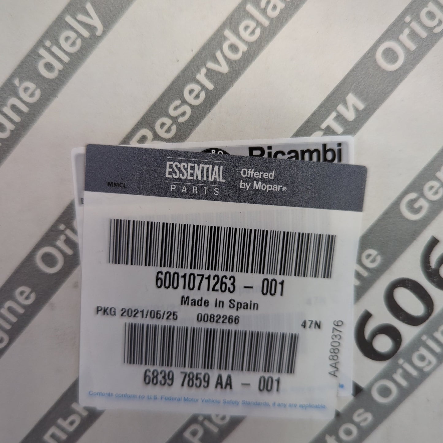 Genuine Direction/Indicator Switch Stalks - Fiat Ducato 2006-2014 | 6001071263