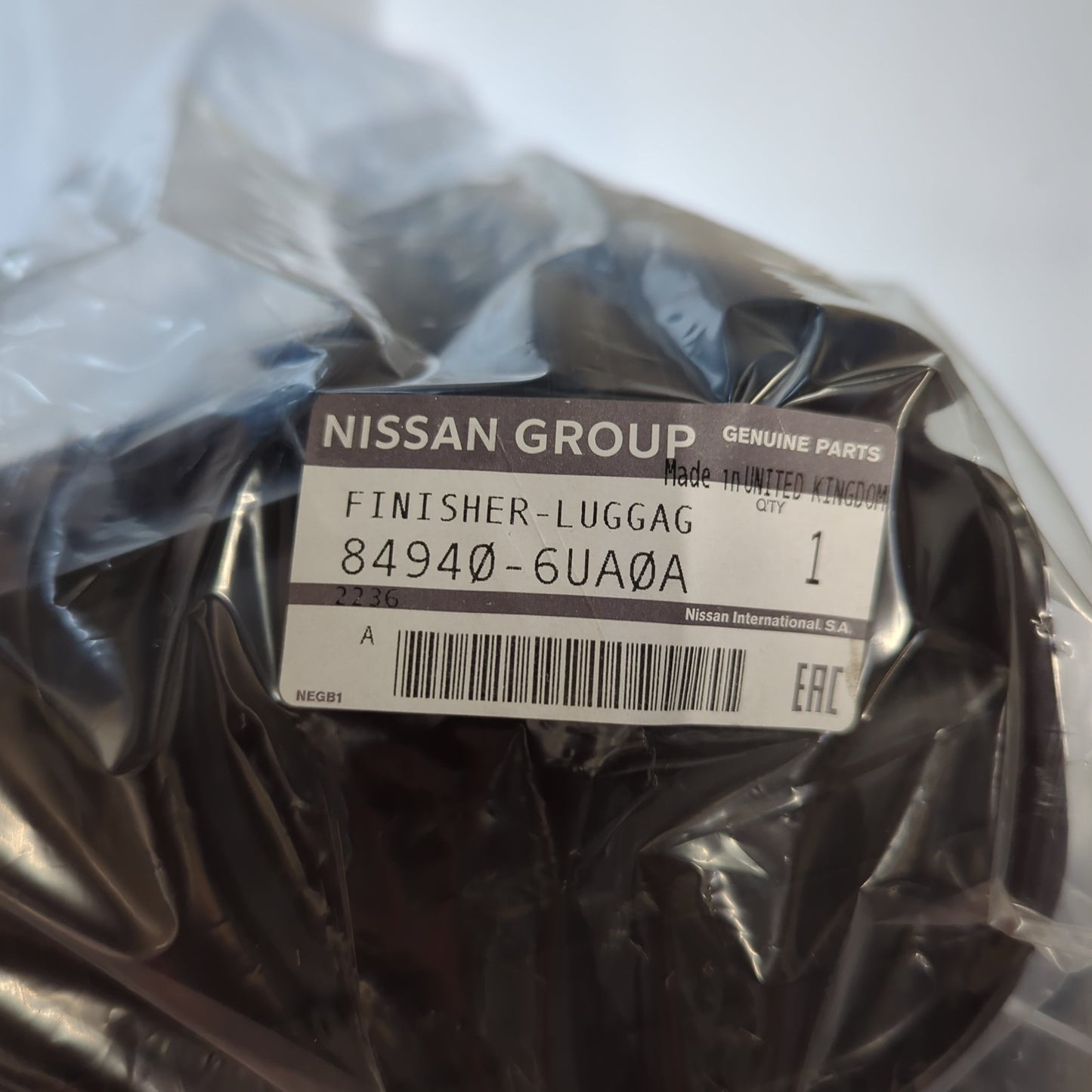 Genuine Nissan Finisher-Luggag | 849406UA0A