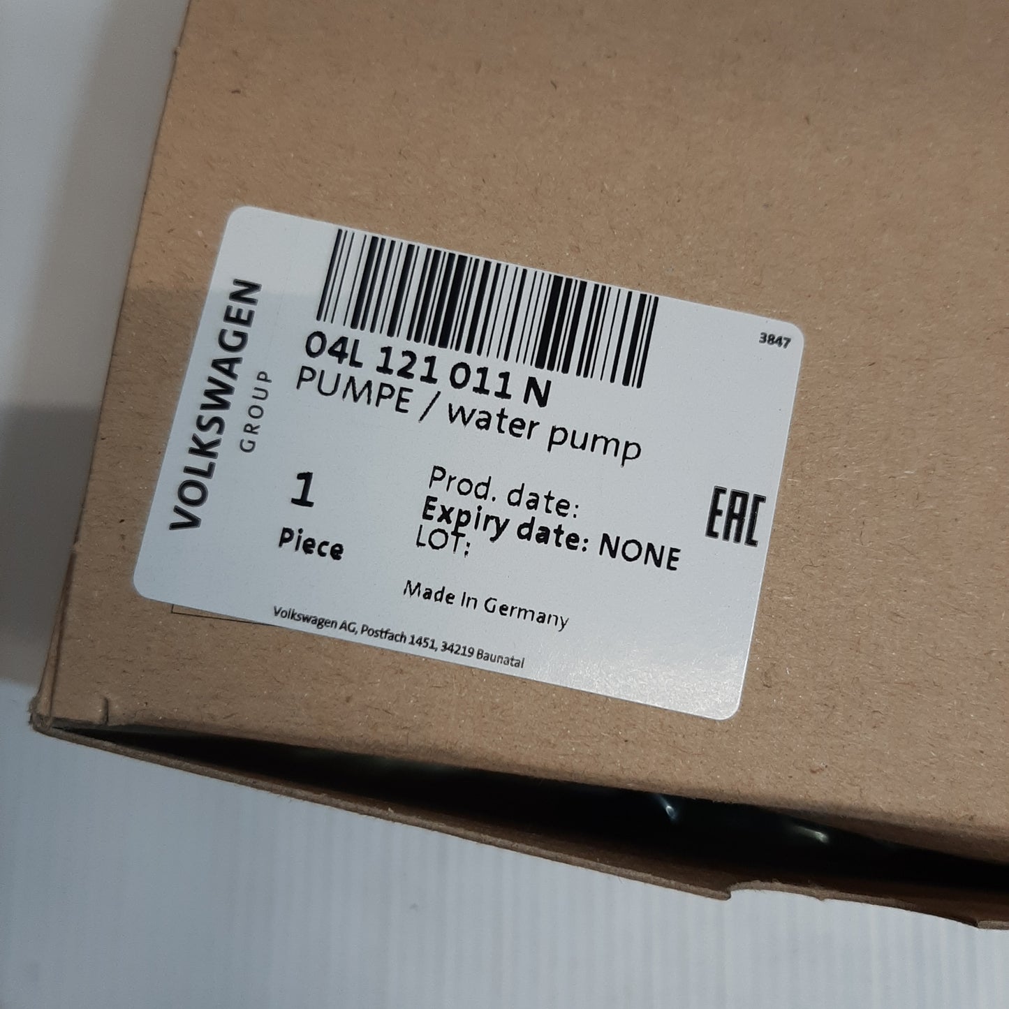 Genuine Seat Leon 1.6 & 2.0 Litre Diesel Water Pump 2013-2020