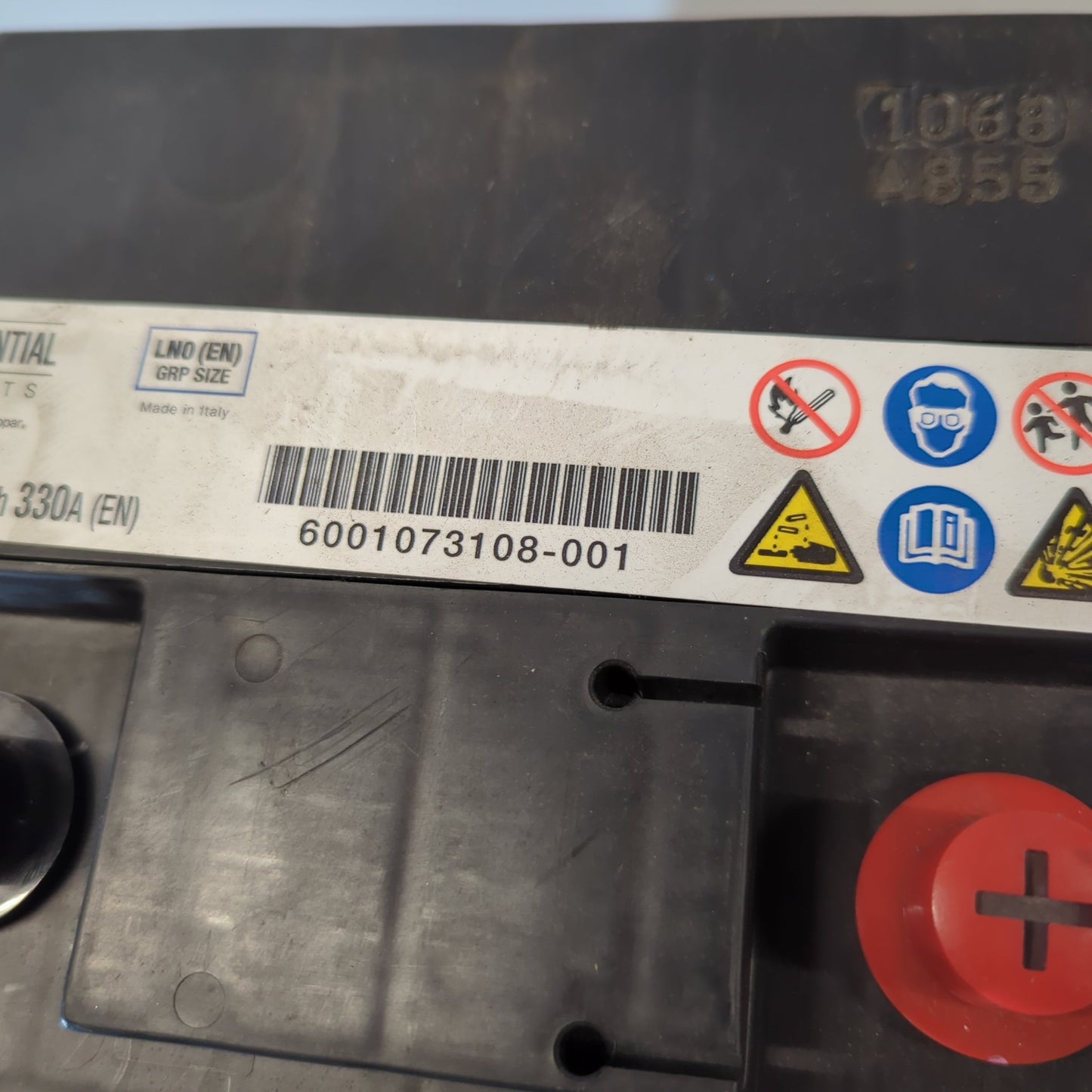Genuine Fiat Battery | 6001073108