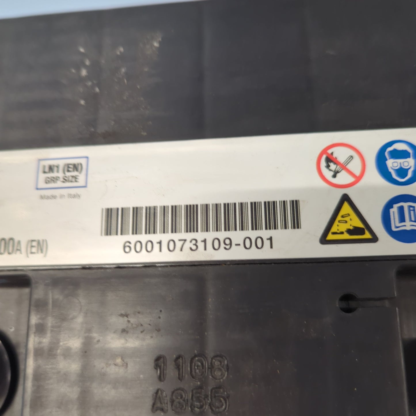 Genuine Fiat Battery | 6001073109